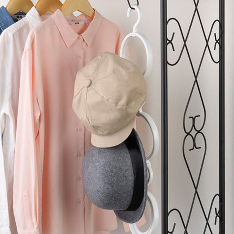 Anti-deformation Hat Storage Rack Foldable Combinable Nesting Anti-squeeze Multifunctional Hooks For Hats Scarves Tie