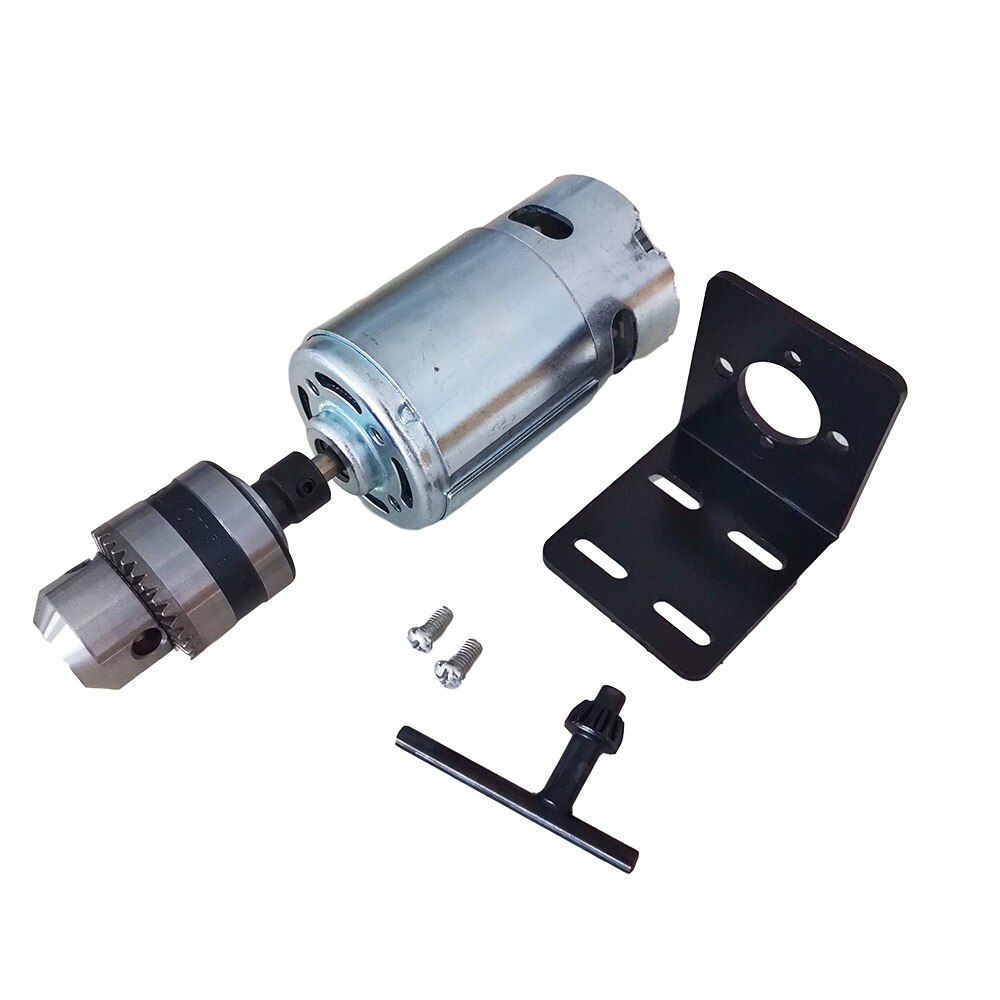 997 Powerful DC Motor Input Voltage DC12-48V High Speed Motor Silent Ball Bearing Motor 997 High Speed 5000~20000RPM: B12Spindle bracket