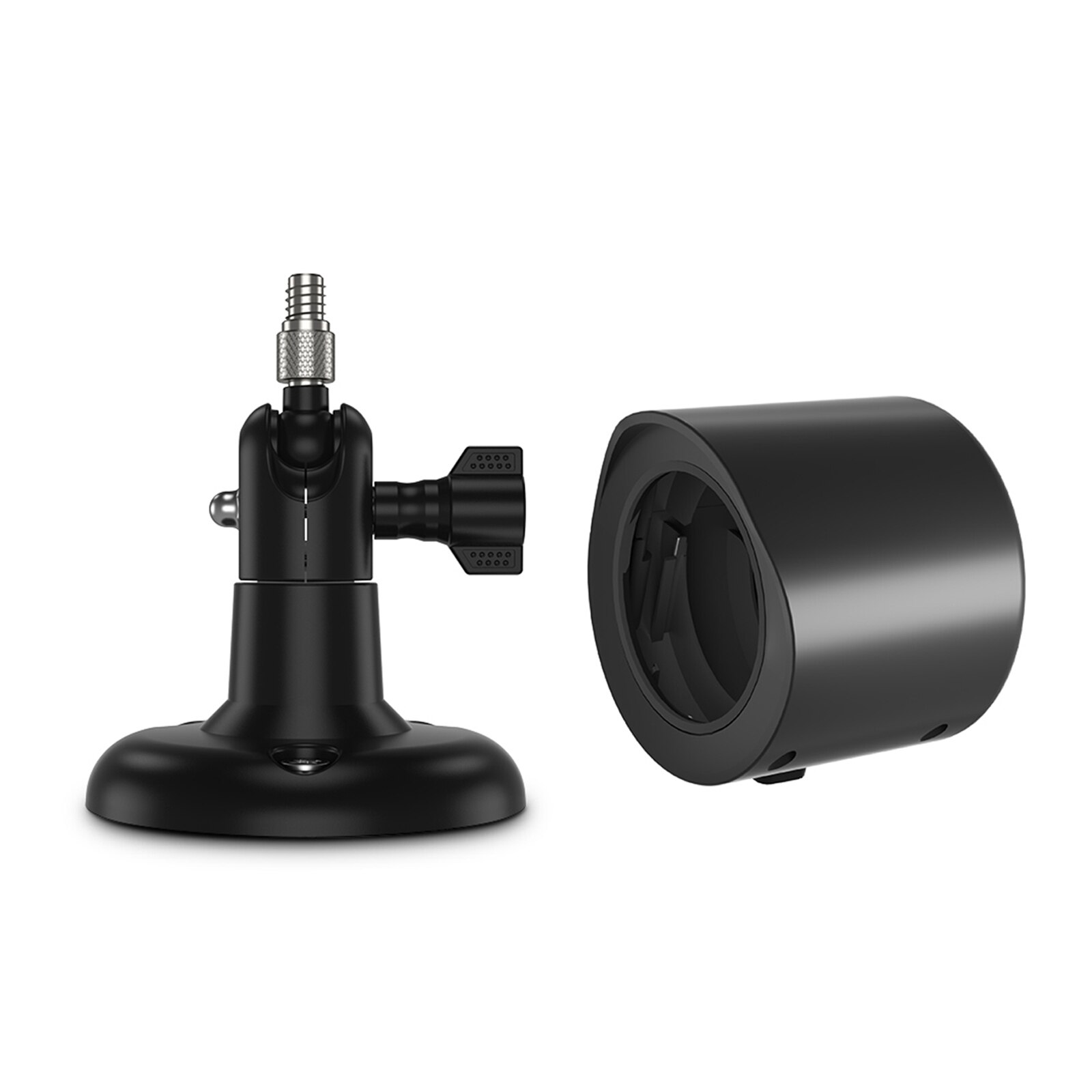 Wall Mount Only for compatible with YI Home Camera 3 Wall Mounted 360 Degree Swivel Bracket Holder Case Cover For Home Camera: Black 1PCS