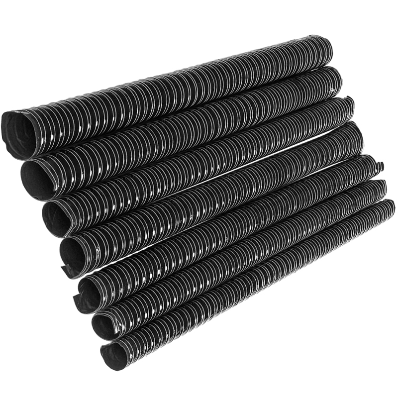 Car Hood Air Intake Pipe 1m Air Ducting Hose Heat Resistant Temperature Resistance 45/51/57/60/63/70/76mm