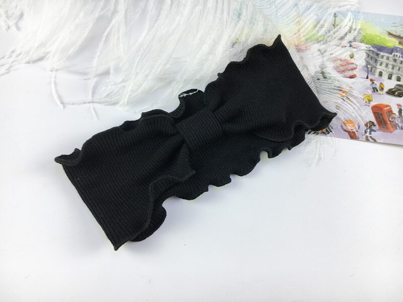 Neue 8 Farben Einfarbig Baby Stirnband Mädchen Haar Band Haar Zubehör Stirnband Baby Mädchen Stirnbänder: 5