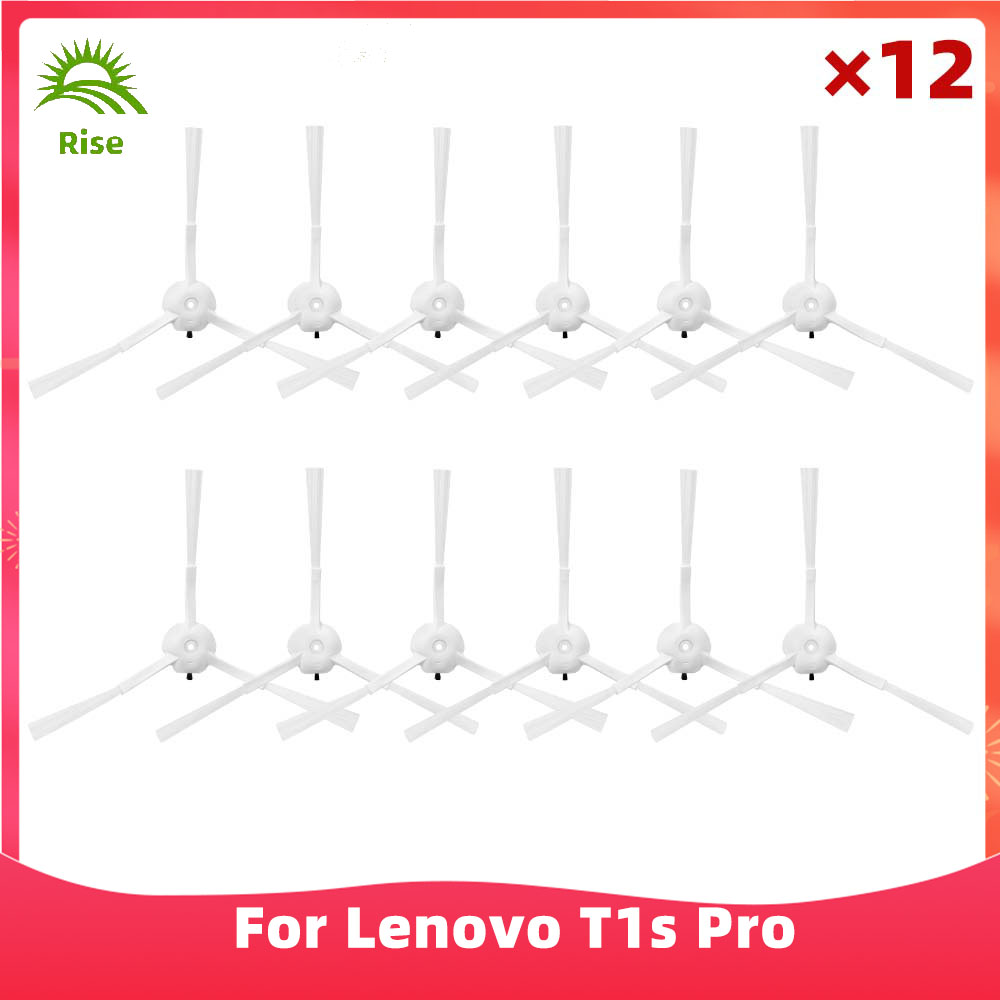 Compatible con ( Lenovo T1S Pro / T1 Pro / Proscenic M7 Pro / Honiture Q6 ) Cepillo principal y lateral, filtro HEPA, bolsa de polvo, paño de fregado, accesorio de repuesto.: plum