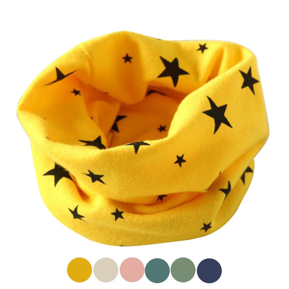 Sjaal Katoenen Baby Herfst Winter Mooie Cartoon Baby Slabbetjes Kids O Ring Kraag Sjaal Jongens Meisje Hoofd Slijtage cap Sjaals # Y1
