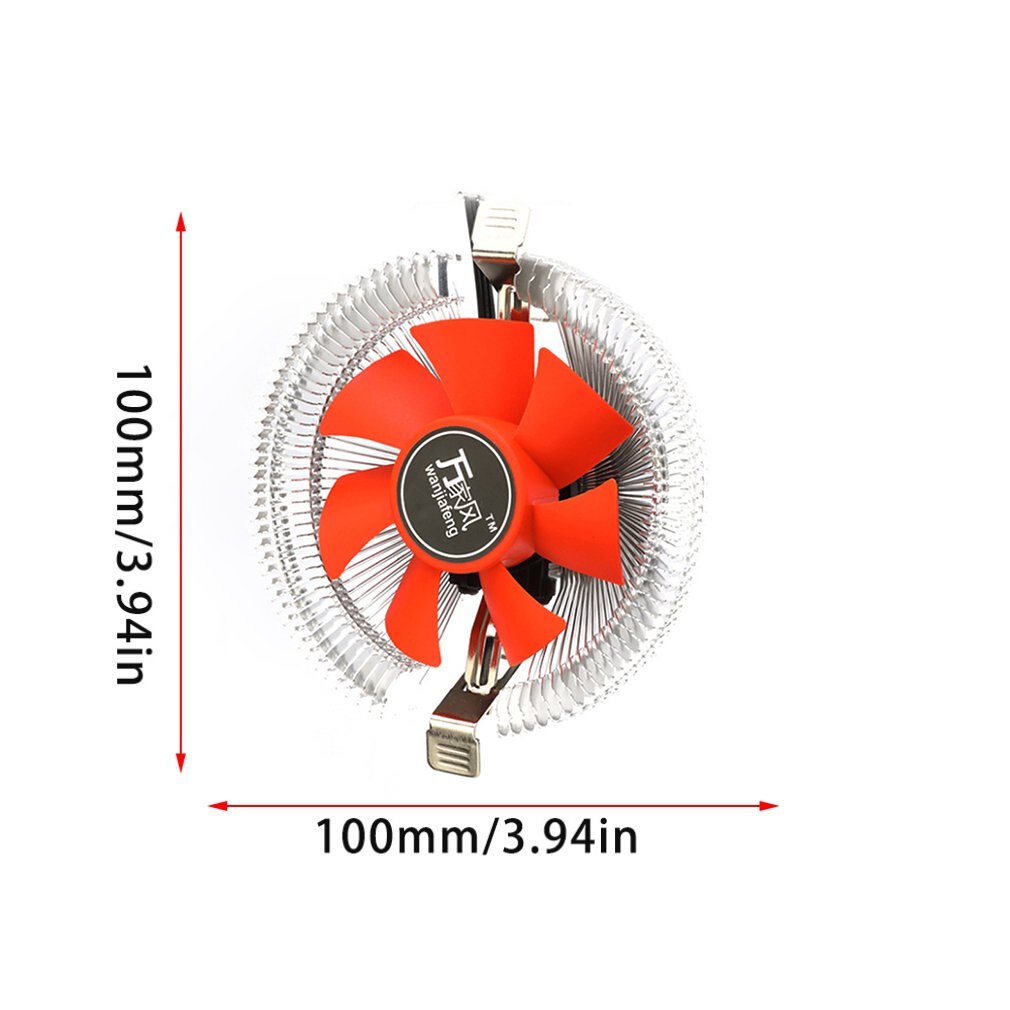 Long Service Life Super Quiet Computer PC CPU Cooler Cooling Fan Heatsink for Intel LGA775 1155 AMD AM2 AM3 754