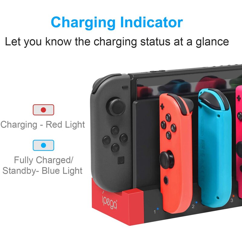 Supporto per Dock Switch per Nintendo Switch Console Joy Con Docking Station supporto per controller Gamepad