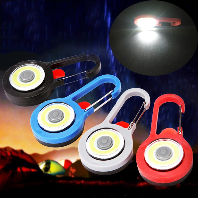 3 modi Kolben LED Taschenlampe Karabiner Taschenlampe Tragbare Lanterna Schlüsselbund Hängen Rucksack Lampe Für Nacht Zu Fuß Camping