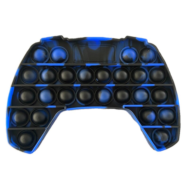 Push Up Bubble Kids Simple Dimple Fidget Toy Adult Antistress Hand Gamepad Push Pop Bubbles Sensory Toys Children Autism: 12BlackBlue