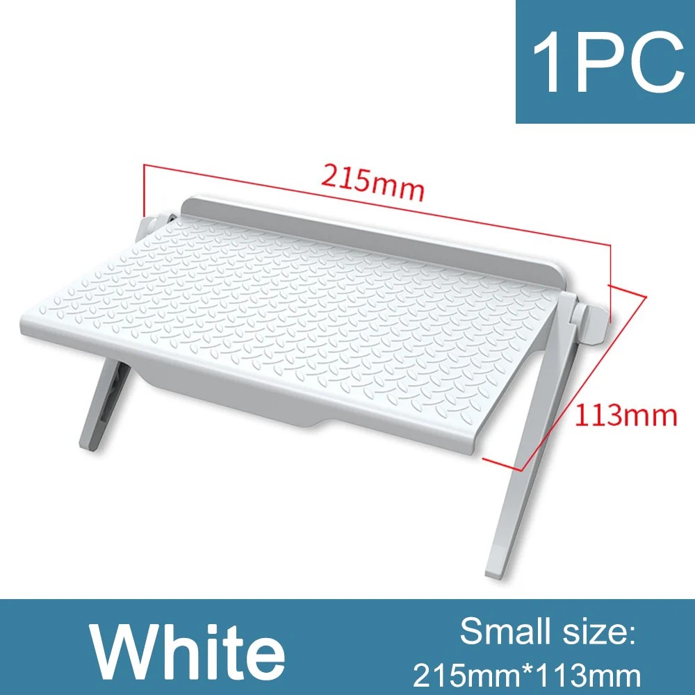 Estante de almacenamiento multifuncional para pantalla de TV, organizador para pantalla de ordenador y enrutador, que ahorra espacio, accesorio de decoración del hogar: Verde