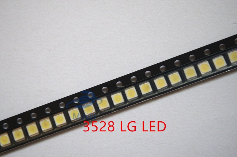 Lg 100 Stks/partij 3528 2835 Smd Led 1W 350MA Koel Wit 100LM Voor Tv Lcd Backlight Beste .