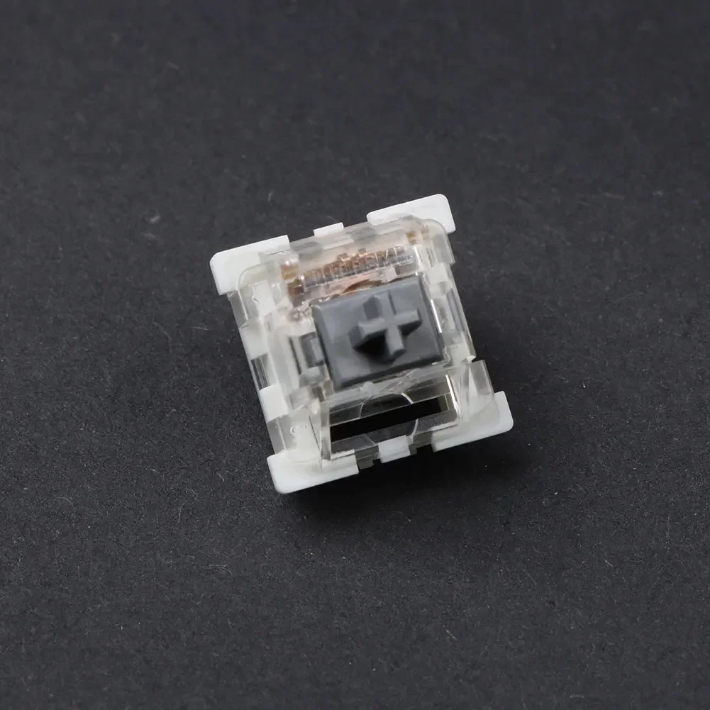 Outemu Stille/Clicky Schakelaars Mechanische Toetsenbordschakelaar 3pin Smeermiddel Rgb Gaming Mx Schakelaars Lineaire Tactiele Multicolor Transparant: Fuchsia