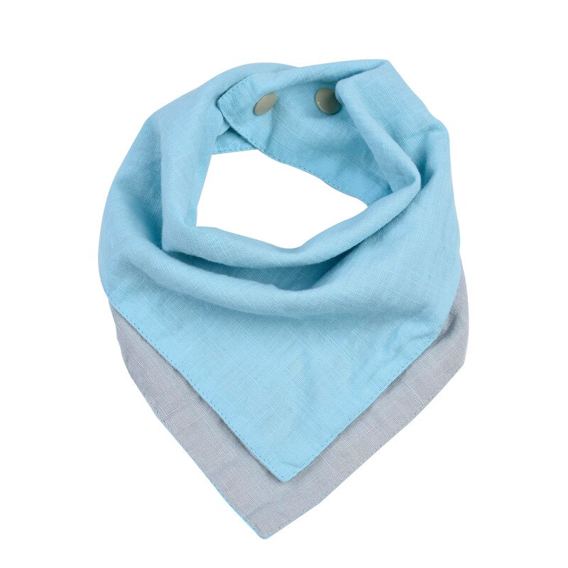 XCQGH Biancheria per Neonati Bavaglini Del Bambino Reversibile Bandana Drool Bib Saliva Asciugamano di Cotone Della Ragazza del Ragazzo Appena Nato Triangolo Sciarpa Tovagliolo Quadrato