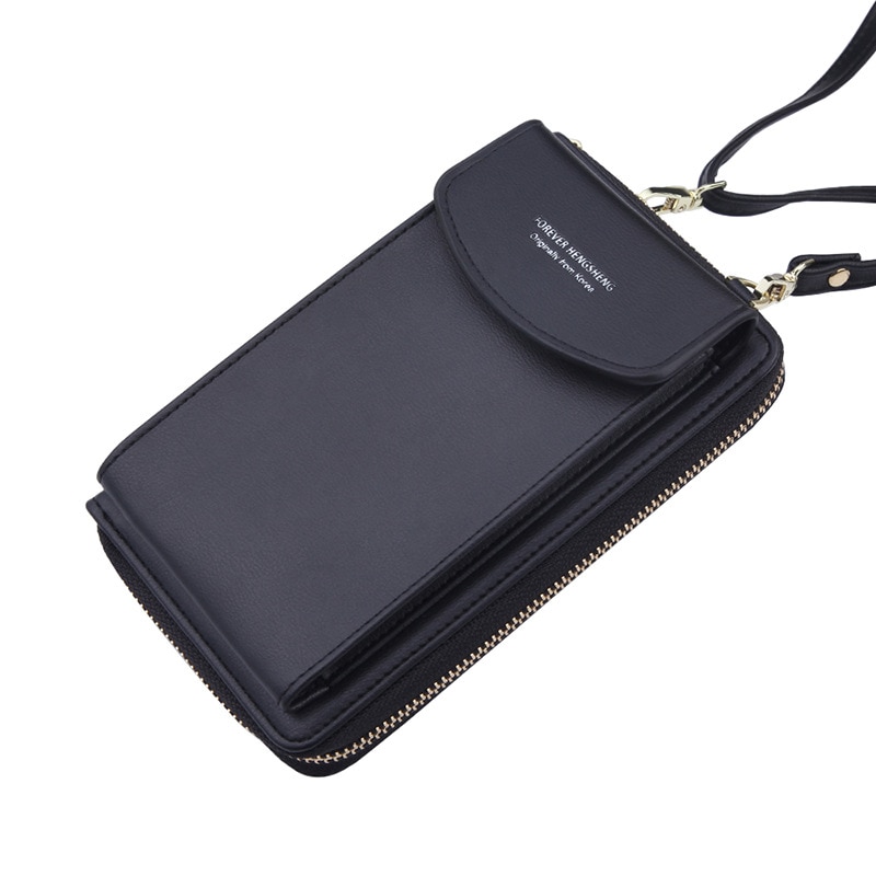 Portafoglio da donna borsa per cellulare lunga borsa a mano cerniera borsa da donna diagonale borsa da donna per cellulare pura borsa a tracolla singola