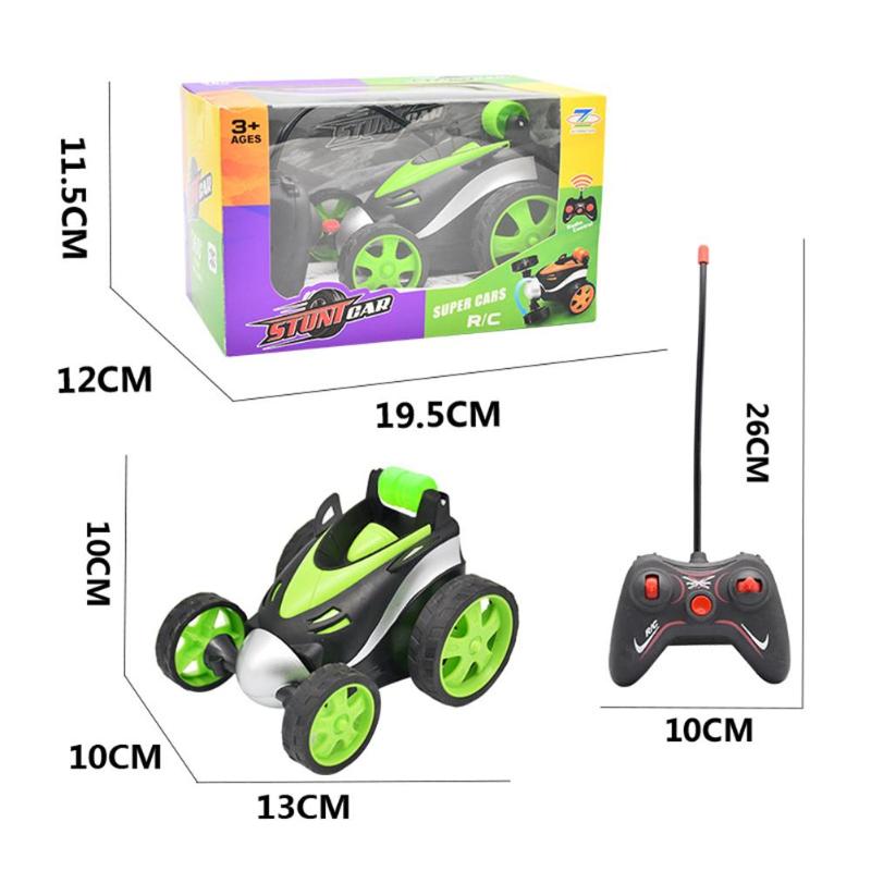 Electric Wireless Remote Control Car Tumbling Stunt Dump Truck Toy ABS Plastic Personality Cool Wireless Birthday