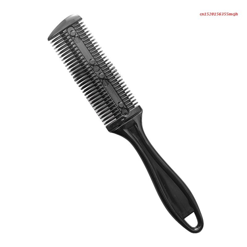 Hair Cut Styling Kapper Schaar Scheermes Magic Blade Kam Kappers Tool Kit Dubbelzijdige Messen Haar Schaar Voor: Black