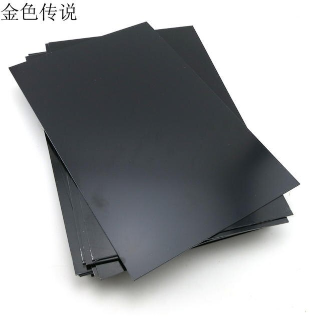 Black ABS board plastic retrofit plate diy model making material building model accessories