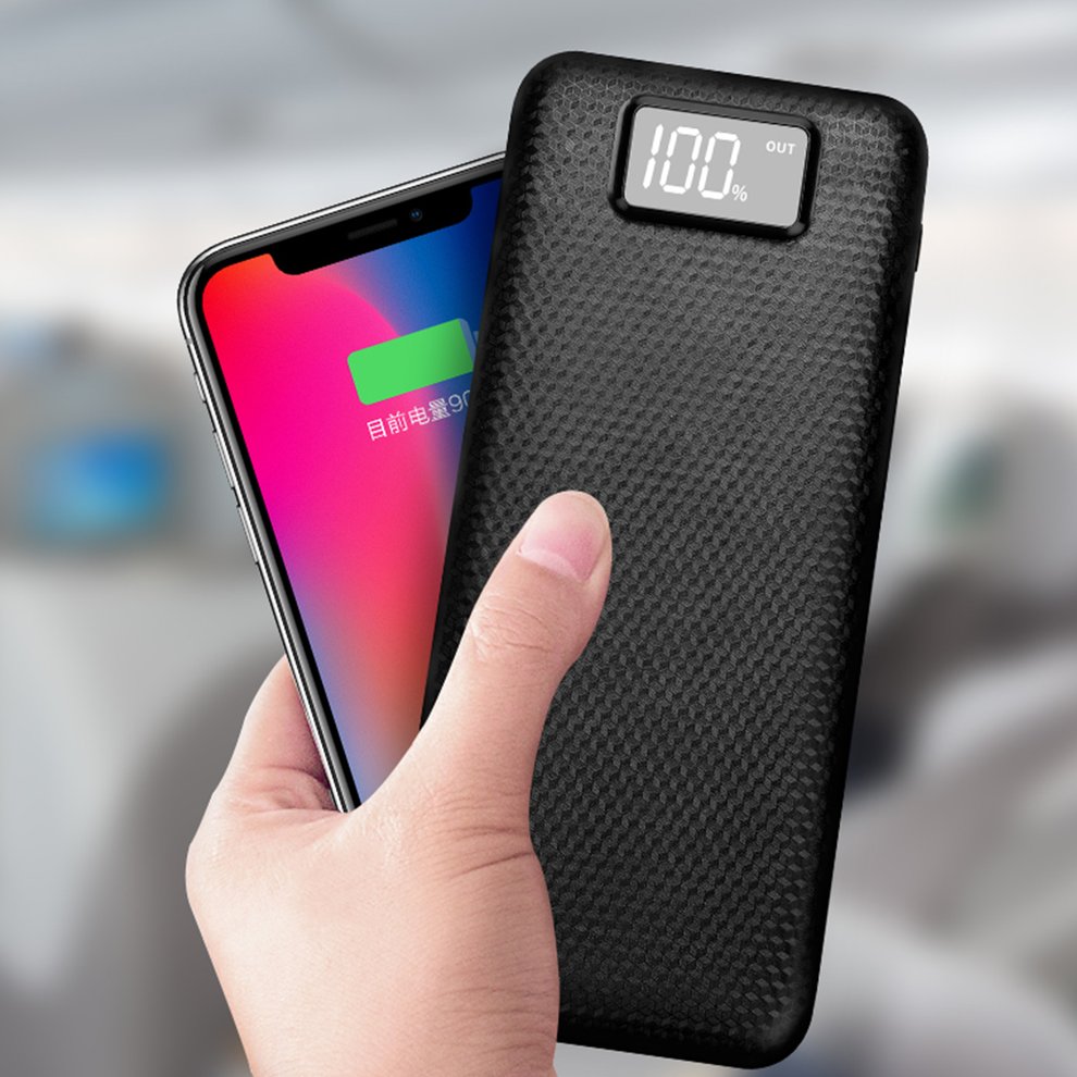 MY8 Power Bank Shell LCD Digitale Display Dual USB Output Power Bank Oplader Case DIY Kits Module 8pcs 18650 batterij Houder