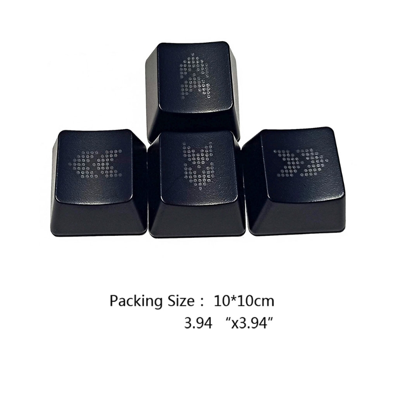 Gaming Keycaps Durable ABS Direction Arrows Keys Keycap OEM Profile Translucent Key Cap for Mechanical Keyboard