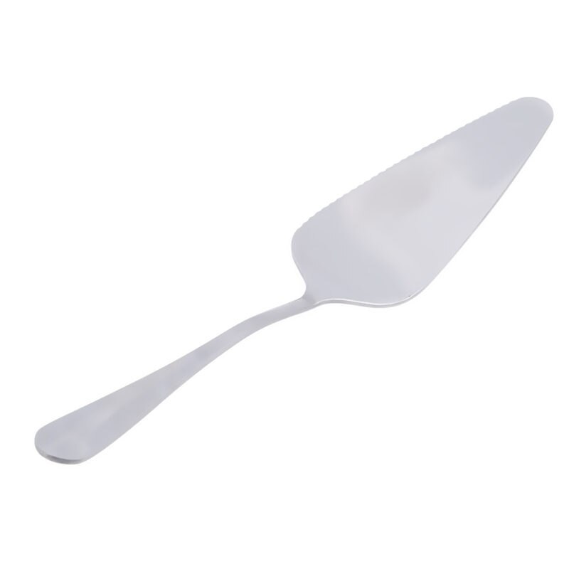 Useful Cake Server Stainless Steel Serrated Edge Blade Cutter Pie Pizza Server Cake Cutter Cake Holder Baking Kitchen Tools: silver