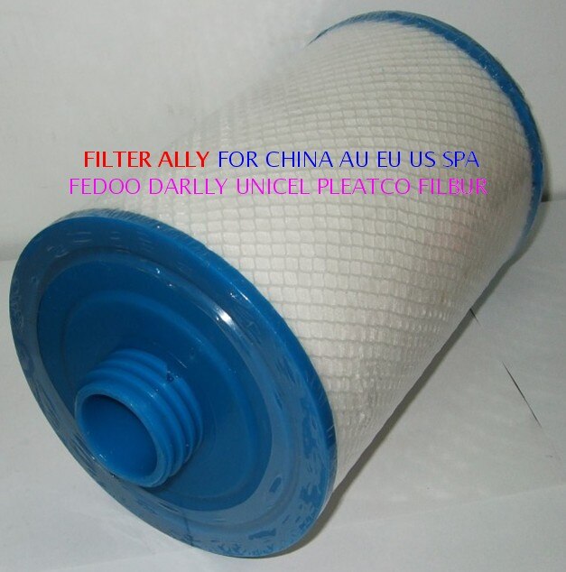 Günstige Whirlpool Spa Filter 8'x6' 205x150mm SAE gewinde Regelmäßige gewinde Plissee Schmelzgeblasenen verfügbar