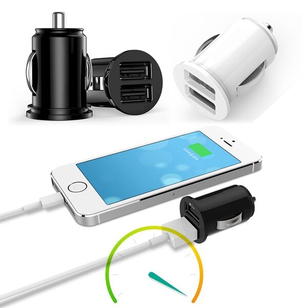 12v strøm Dobbel 2 havn usb mini kule billader adapter til telefon