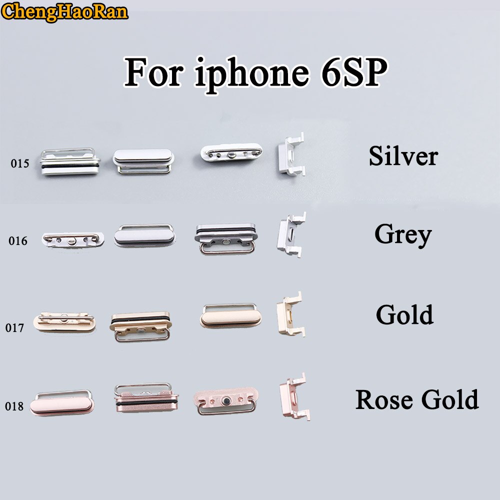 Chenghaoran 1 set voor iphone 6s plus 6sp uit aan/uit-knop volume dempen knoppen toetsen zijknoppen volledige set reparatie onderdelen vervangen