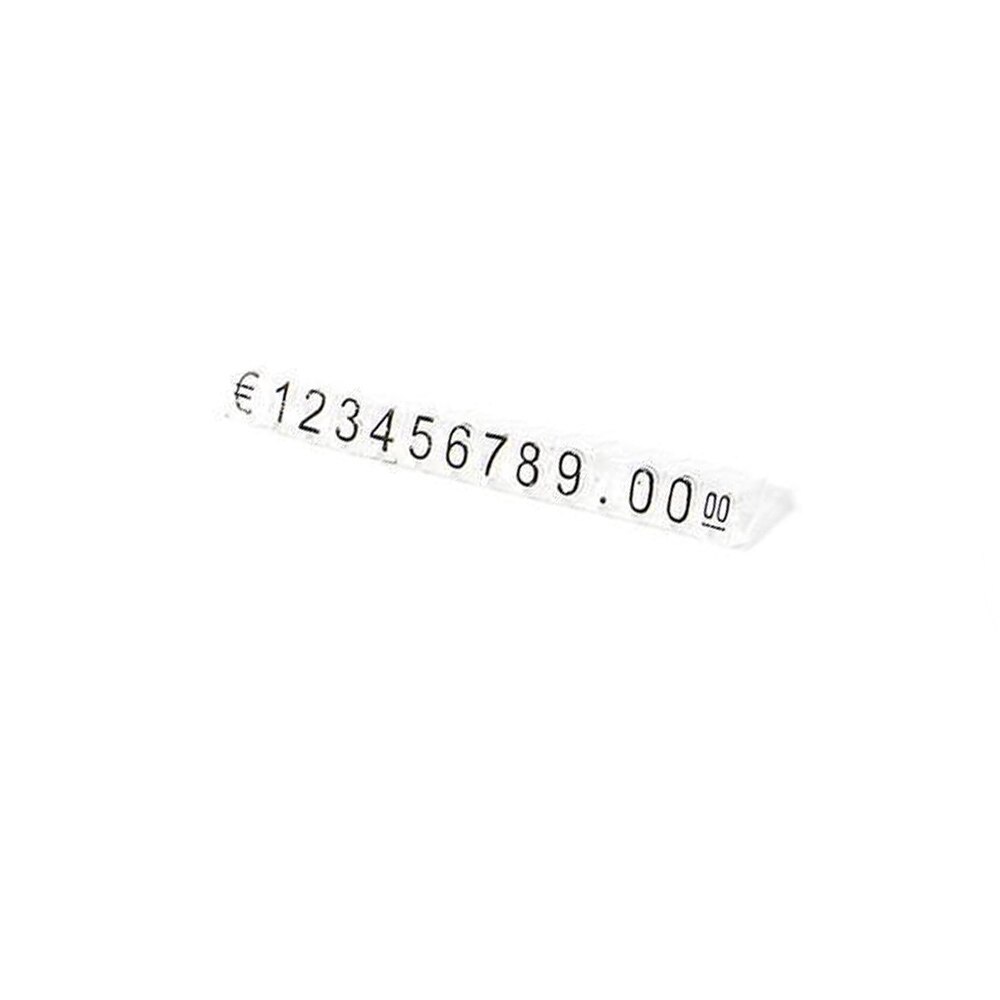 30 sæt kombineret prisskilt dollar euro nummer ciffer terningepind til tøj telefon laptop smykker showcase tæller prisvisning: Eur