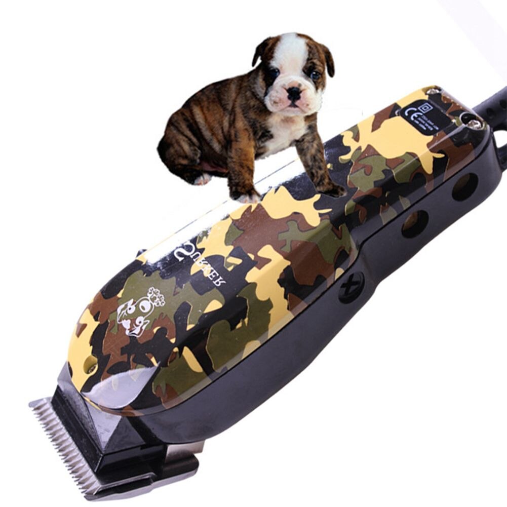 SURKER JM-808, Afeitadora eléctrica para mascotas, afeitadora para perros, cortadora de pelo de bajo ruido, enchufe europeo