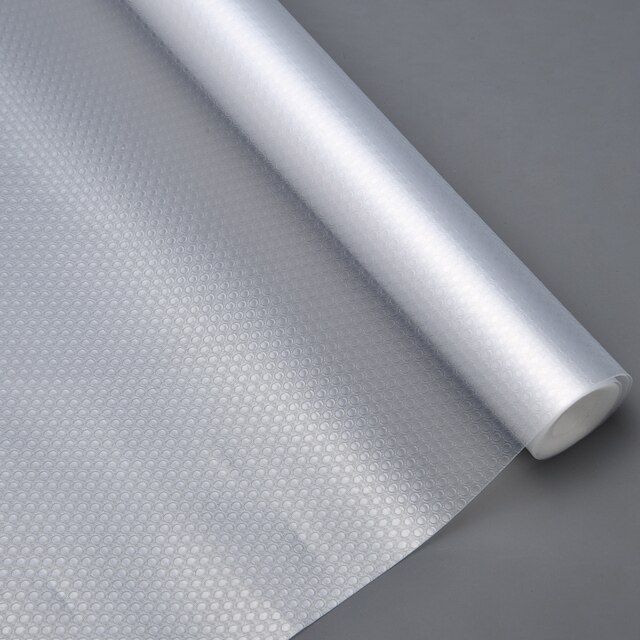 Herbruikbare Vochtbestendige Pad Papier Keuken Aanrecht Waterdichte Kast Papier Keukenkast Pad Antislip Lade Pad Sticker: Transparent 150x30cm