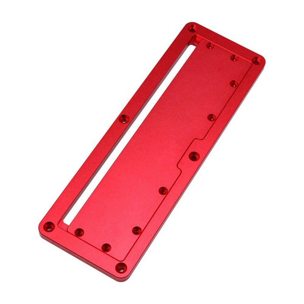 Electric Circular Saw Flip Cover Plate Flip-Floor Table Special Cover Plate Adjustable Aluminium Insert Plate For Table Saw