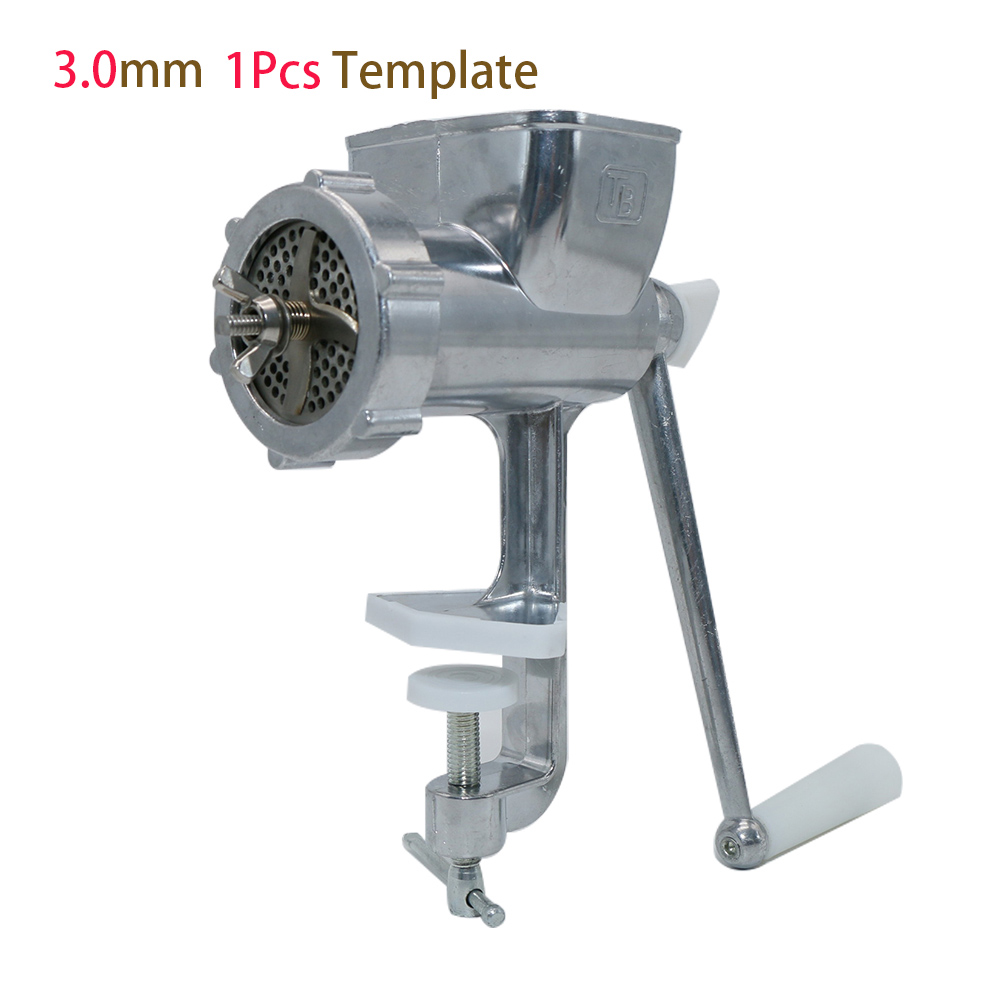 1 Set Pet Manual Feed Processing Machine Bird Cat Dog Hamster Food Pellet Making Aluminum Alloy Parrot Feeders Fish Granulator: 3.0mm