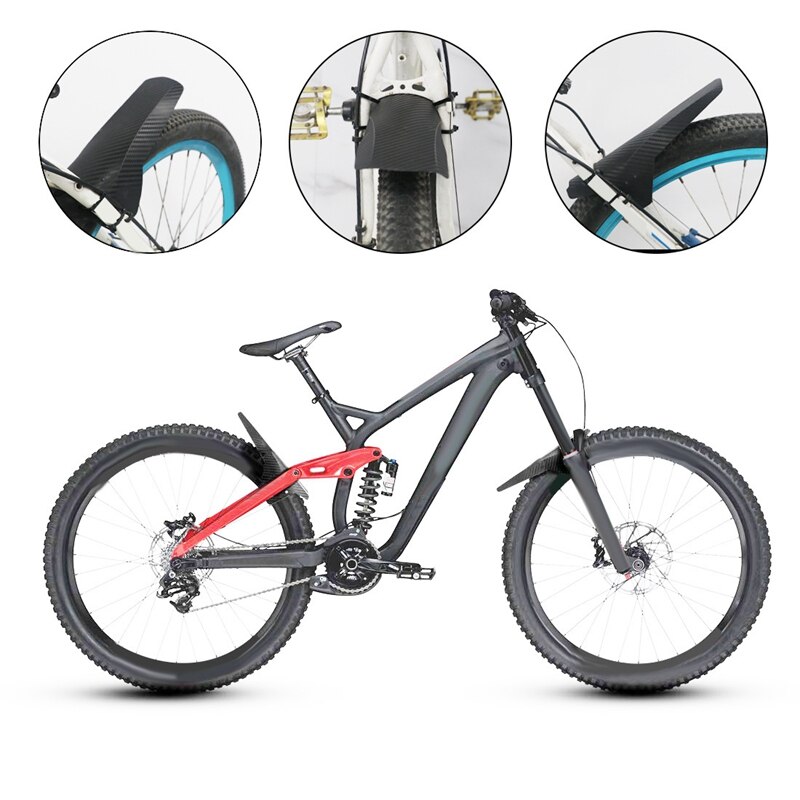 2 Stuks Mountainbike Spatbord, Voor En Achter Mtb Modder Guard, Verstelbare Fenders Past 26 Inch, 27.5 Inch, 29 Inch Size Fiets