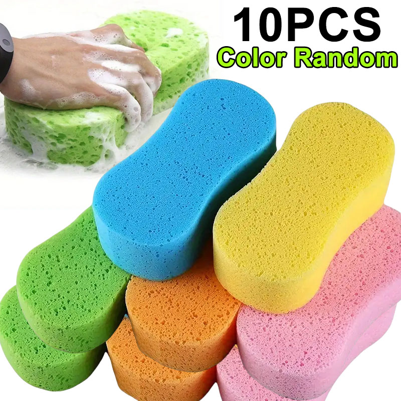 Car Wash Sponge Honeycomb Large Sponges High-density Car Washing Sponge Block Auto Detailing Foam Cleaning Tools Car Accessories