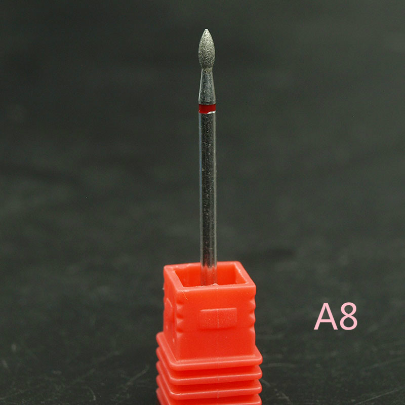 EasyNail 3/32 &quot;Diamond Nail Boor Frezen Nail Cutter Elektrische Nail Boor Voor Manicure Boren Accessoires Nail Boor: A8