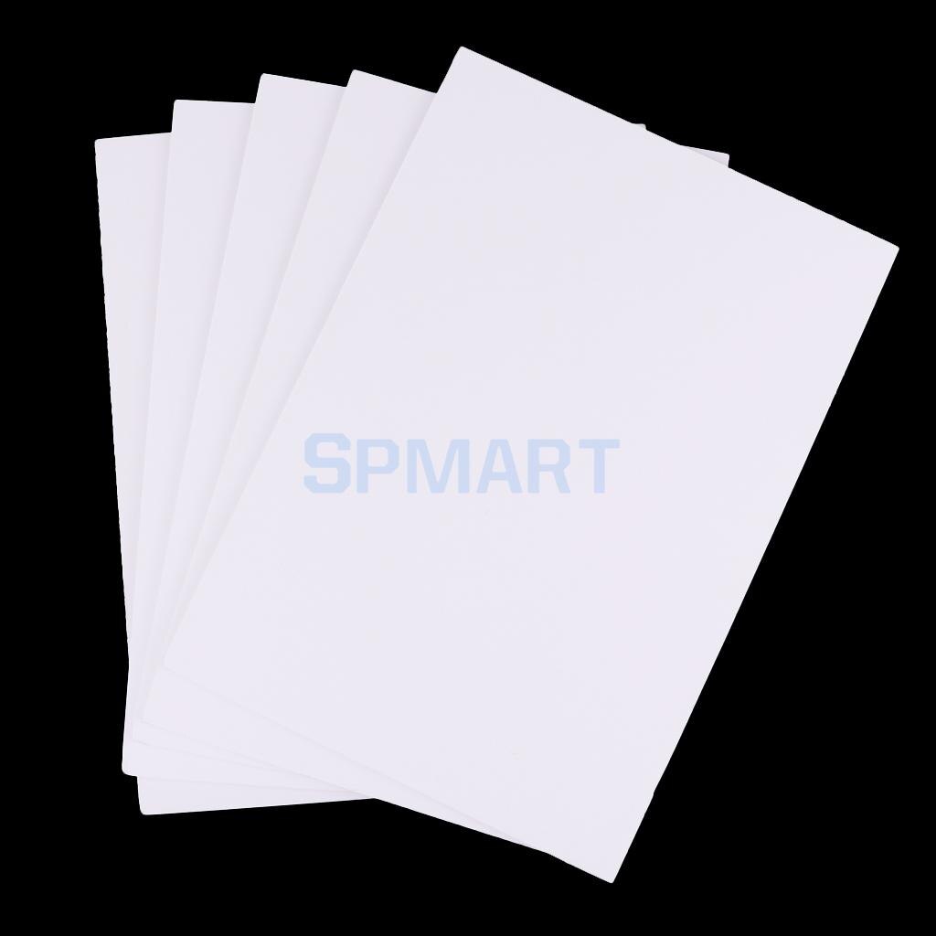 5Pieces White PVC Foam Board Sheets 2/3/5/7mm Model Building for Sign Mounting Foamboard Display: 300x400x5mm