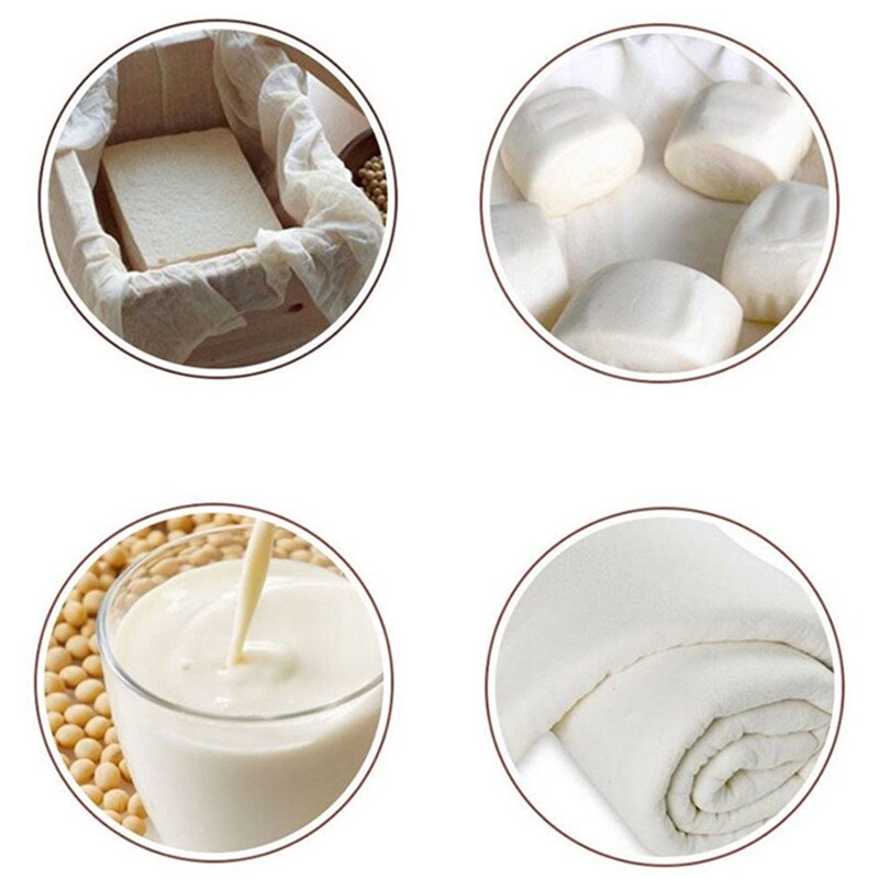 Tela de gasa comestible Beige para repostería, filtro Natural transpirable, tela para queso, pan, lino, estera para hornear, utensilios de cocina