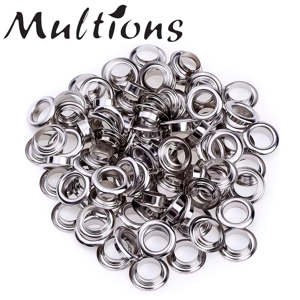 1 Juego de ojales de Metal hecho a mano de con ojal para reparación de artesanía de cuero, álbum de recortes, accesorios de cuero para ropa DIY