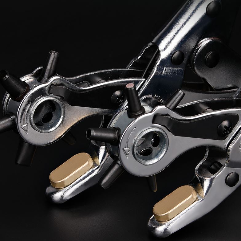 Multifunktionel læderstansning til læderstansning til bælter syning af tænger perforator øjenhuller læderstansværktøj