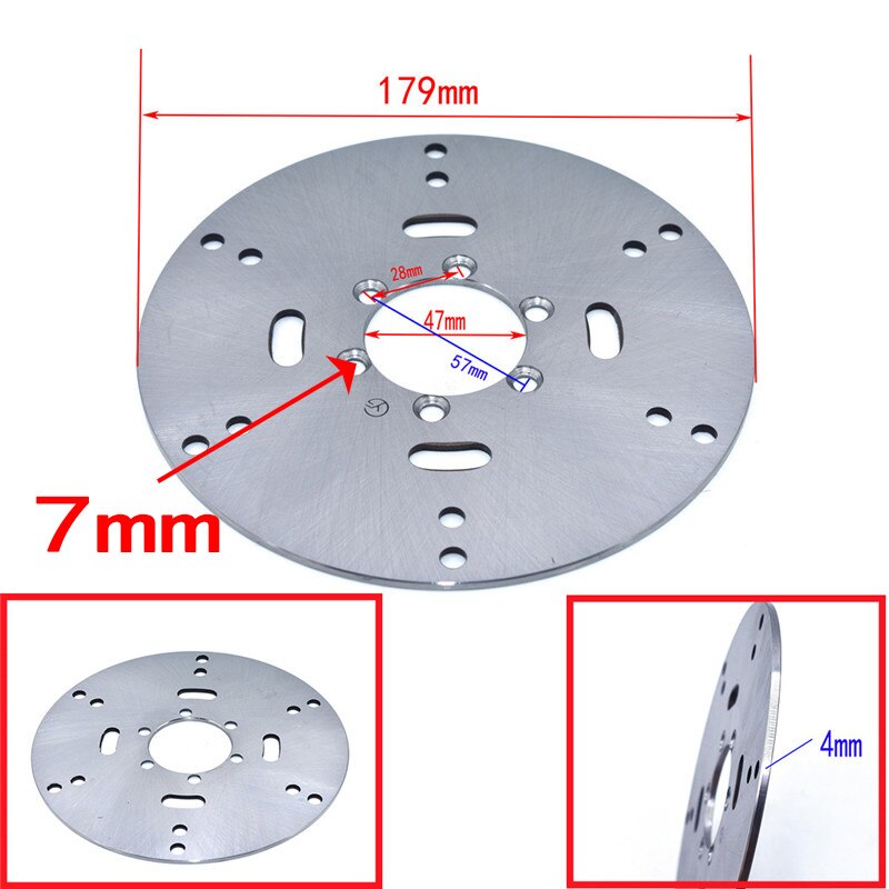 Voor Achter Remschijf Rotor 108 130 158 170 180 190Mm Voor 125cc 150cc 200cc 250cc Quad Pit Dirt bike Atv Utv: K