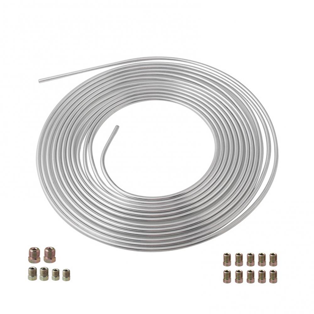 Universal Car Brake Line Replacement Tubing Coil Fitting Kit Anti-rust Tube