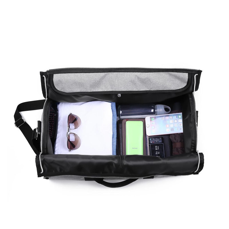 Jxsltc herr resväskor för kostym hopfällbara vattentäta väskor handbagage affärsresor duffle bag 5 stars weekend bagageväska