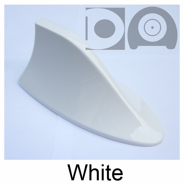 Shark fin antenna special car radio aerials shark fin auto antenna signal for Nissan Juke Nismo juke shiro: White