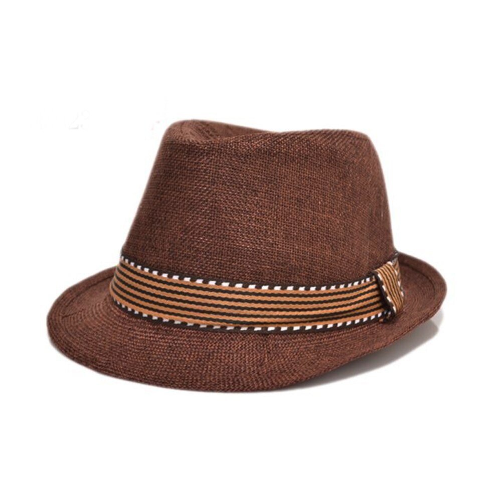 Kids Fedora Hat, Classic Cool Jazz Cap Sunhat for Children Boys Casual Party Photography Tool