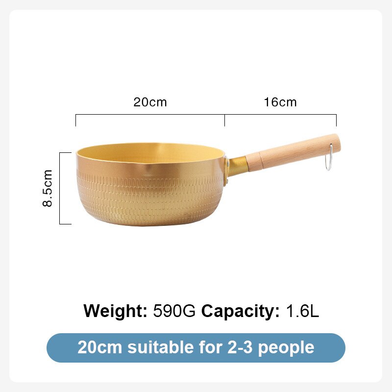 Gold non stick cooking pot set stainless steel frying pan japanese kitchen cookware flat bottom wok pancake egg pan saucepan