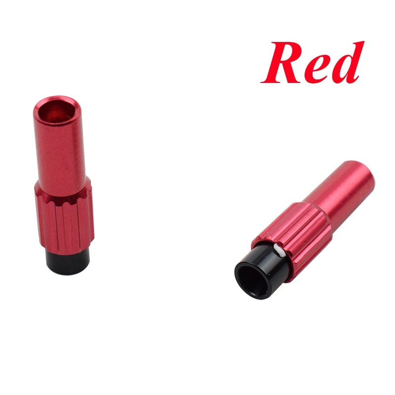 Justerbare skiftskruer aluminiumscykel skiftende middel fin vejcykling skiftereguleringsskruer til 4/4.5mm skiftkabler: Rød