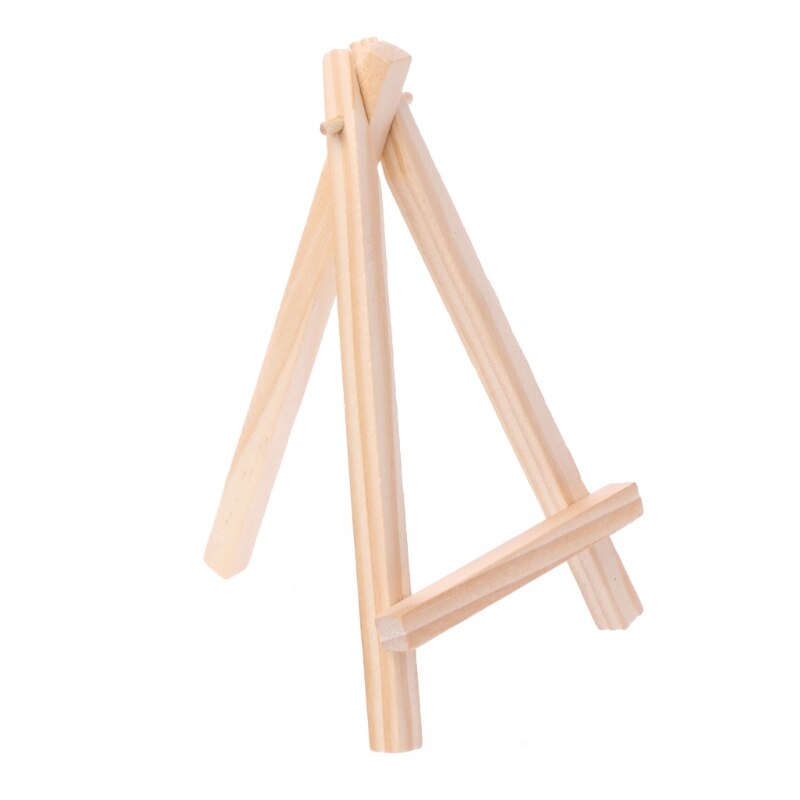 Mini træ stativ staffeli display maler stand kort lærred holder bryllupsfest -19a jul