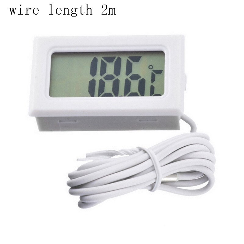 LCD Digital Thermometer Wasserdicht Gefrierschrank Aquarium Thermometer Mini Temperatur Sensor Sonde Aquarium Zubehör