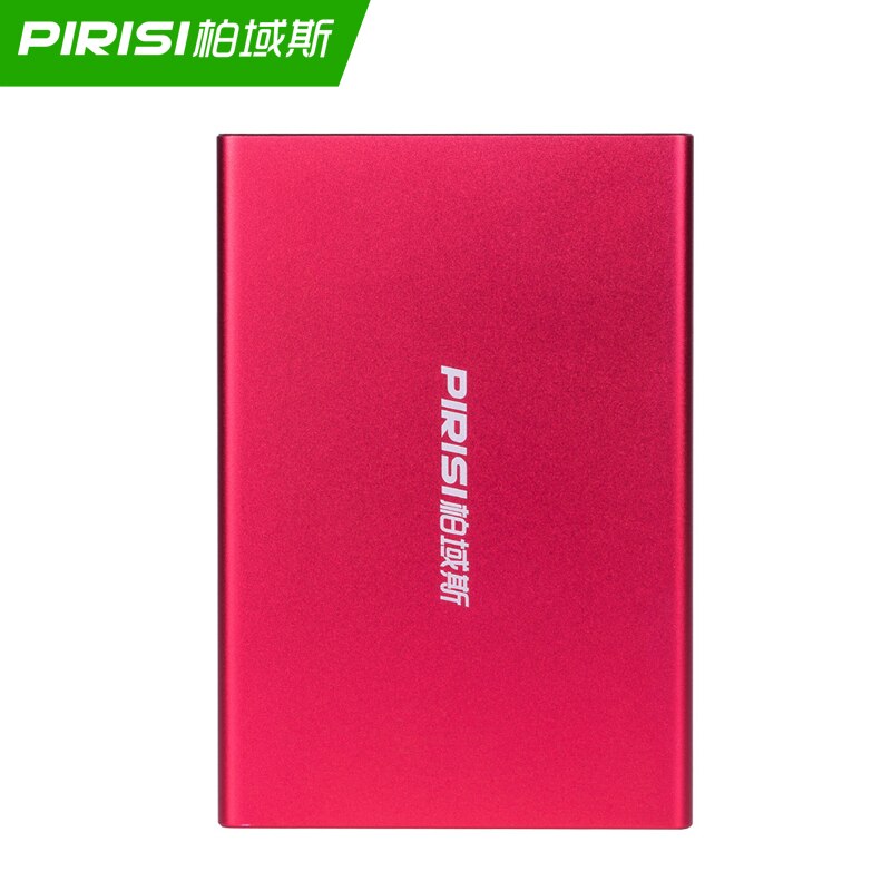Pirisi original ekstern harddisk 500gb bærbart disklager 5 farver valgfri til pc, mac, tablet, xbox , ps4, tv-boks: Rød