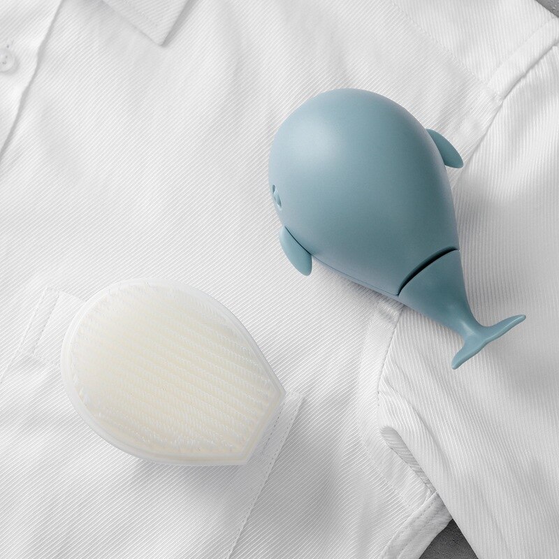 Brosse de lavage de chaussures en forme de baleine, brosse de lavage de vêtements, brosse à cheveux doux, outil de nettoyage familial multifonction