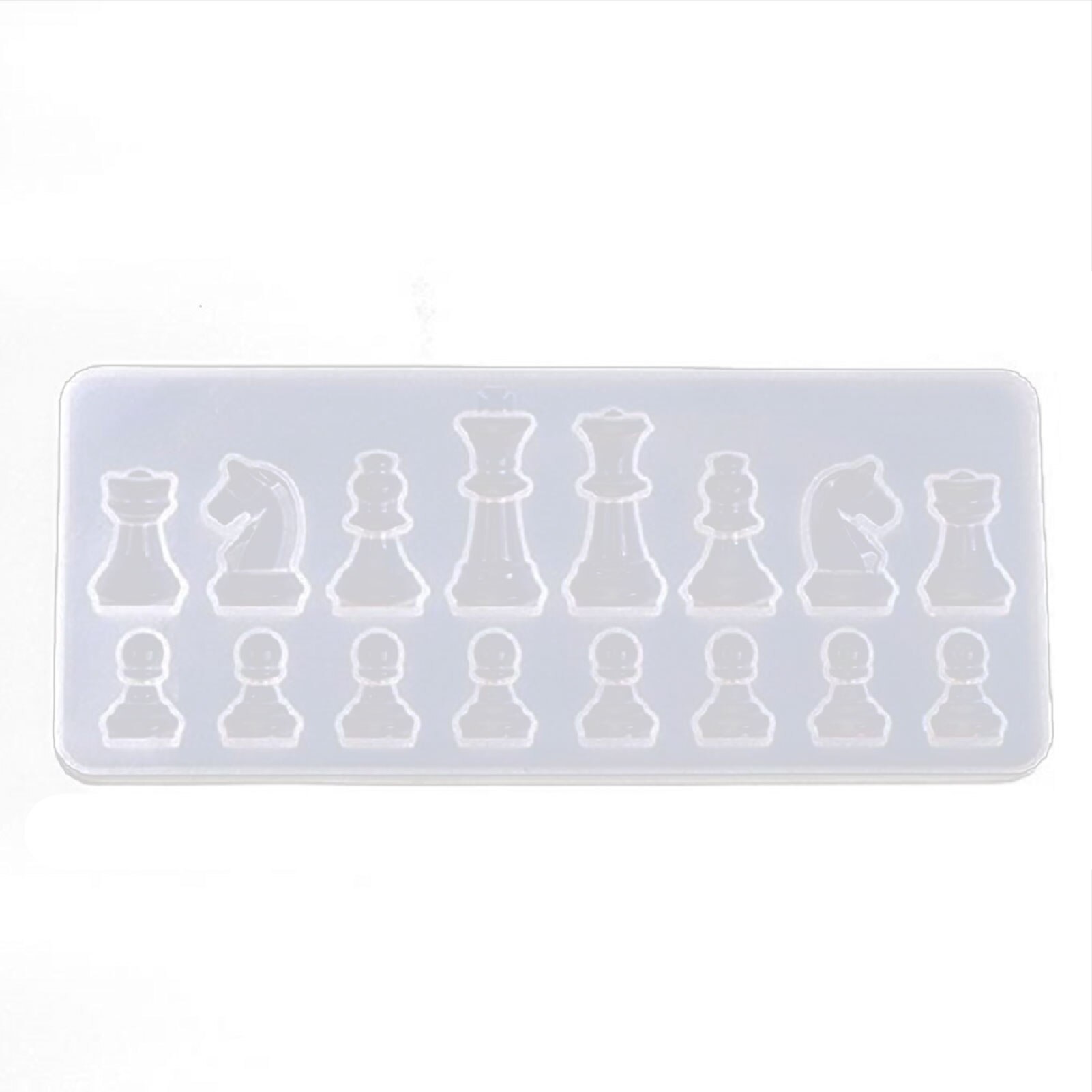 Moule en Silicone pour échiquier, cristal Gutta Percha, pour bricolage, uniquement: Chess model