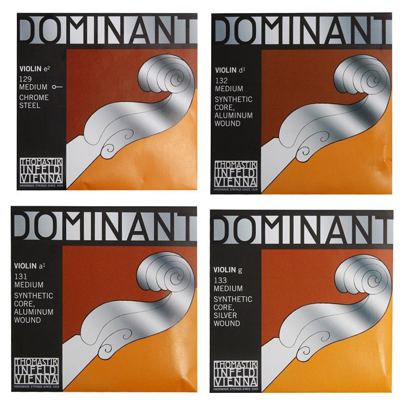 Thomastik Dominant 135B Medium Violin Strings 4/4 Strings Full Set G D A E Strings